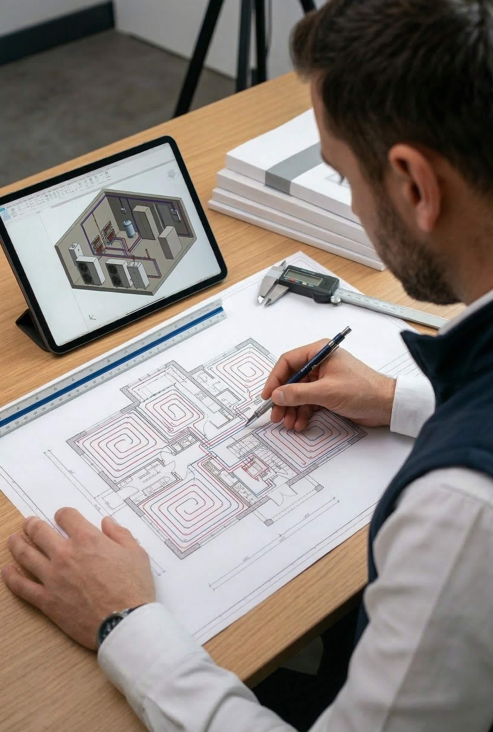 Büyükçekmece yerden ısıtma montajı